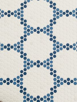 Geometro Coastal Bourges, Recycled Glass Tile